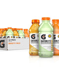 Gatorlyte Rapid Rehydration Electrolyte Drink, 3 Flavor Variety Pack, 20 fl oz Bottles (12 Pack), Specialized Blend of 5 Electrolytes, Lower Sugar, No Artificial Sweeteners, No Artificial Flavors, Gatorade, Hydration