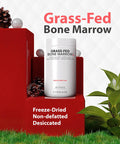 Codeage Grass Fed Bone Marrow Supplement ze Dried Non Defatted and Desiccated Beef Bone Marrow Pills Raw Whole Bone Marrow Bone Matrix Cartilage 3000mg per Serving 180 Capsules