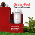 Codeage Grass Fed Bone Marrow Supplement ze Dried Non Defatted and Desiccated Beef Bone Marrow Pills Raw Whole Bone Marrow Bone Matrix Cartilage 3000mg per Serving 180 Capsules