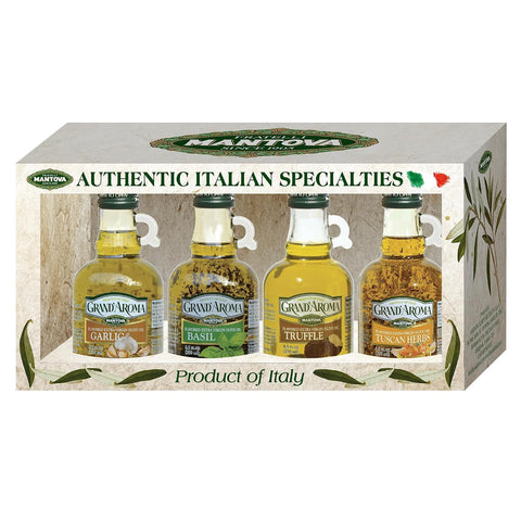 8.5 Oz Garlic Grand'aroma Flavored Extra Virgin Olive Oil (Pack of 2)