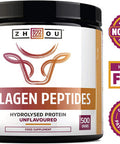 Collagen Powder 500g - Hydrolysed Collagen Peptides Powder - High Protein Bovine Collagen Supplement - Not Collagen Tablets - Grass Fed, Hormone Free - Rich in Amino Acids - for Hair, Nails & Skin