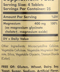 SOLGAR Chelated Magnesium Tablets, 100 Count
