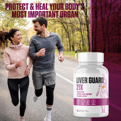 EPN Supplements Liver Guard 21X | #1 Rated Liver Detox, Repair & Cleanse Supplement W/Milk Thistle, Artichoke, Dandelion + More | 100% Natural For Men & Women | Liver Support, Care + Improve Function - 60 Capsules