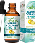 Why Not Natural Liquid Collagen For Women And Men With Biotin - Marine Collagen Elixir Plus Biotin Drops Supplements For Hair Growth Skin And Nails