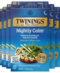 Twinings Lemon & Ginger, Caffeine-Free Herbal Tea Bags, 100 CT Box (1 Pack) | Spicy & Tangy, Ginger, Lemon Peel, Lemongrass, Blackberry Leaves, Soothe Digestion, 100 Foil Lined Individually Wrapped Bags