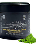 FKRO Pinnacle Okumidori Ceremonial Reserve Matcha | USDA Organic 1st Harvest Green Tea Powder from Uji Kyoto | Fresh Monthly from Japan | 30g Tin