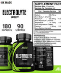 Electrolyte Tablets 180 - Premium Electrolytes - Suitable for Both Men & Women - Made in The UK