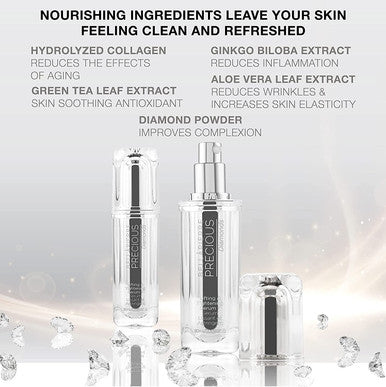 bellapierre PRECIOUS Diamonds Lifting & Tightening Serum | Awaken, Revitalize, and Tighten Tired, Sagging Skin | Enriched with Vitamins A & E | Non-Toxic and Paraben Free | 1.01 FL Oz