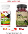 Deva Vegan Nutrition Black Cumin Seed Oil, Cold-Pressed, Unrefined, 90 Capsules (Pack of 3)