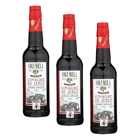 Columela Classic Sherry Vinegar 12.7 Fl Oz, Product of Spain Ã¢â‚¬â€œ 7Ã‚Â° Acidity, Non-GMO, Authentic Spanish Sherry Vinegar for Dressings, Marinades & Cooking