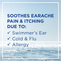 Ear Drops for Swimmers Ear, Hyland's Earache Drops for clogged ears, (3-Pack)