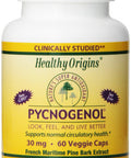 Healthy Orgins Pycnogenol Veg Capsules, 30 mg, 60 Count