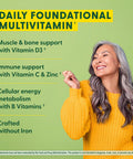 Megafood One Daily Iron Multivitamin - Multivitamin For Women And Men - With Real Food - Immune Support Supplement - Bone Health - Energy Metabolism - Vegetarian Non-Gmo No Iron - 60 Tablets