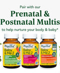 MegaFood Baby & Me 2 Prenatal Dha & Choline - Vitamins For Women - Plant-Based Liquid Dha And Choline For Baby'S Brain And Eye Development During Pregnancy - Vegan - 60 Capsules (30 Servings)