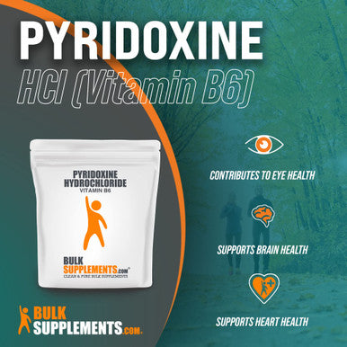 BulkSupplements Vitamin B6 50mg (Pyridoxine ) Powder - Memory Vitamins for Men - B6 Vitamins - B6 Vitamins (100 Grams 3.5 oz)