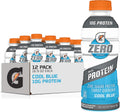 Gatorade Zero With Protein, 10g Whey Protein Isolate, Zero Sugar, Electrolytes, 3 Flavor Variety Pack, Liquid, Bottle, 16.9 Fl Oz, 12 Pack