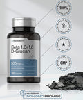 Beta Glucan 1 3D | 180 Capsules | Beta 1,3, 1,6 D Glucan | Non-GMO, Gluten Free Supplement | by Horbaach