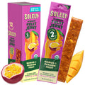 Solely - Organic Mango Fruit Jerky - 12 Individually Wrapped Fruit Strips - Fruit Leather Made from Dried Fruits - Healthy Snacks, Vegan - 0.8oz (23g)