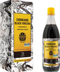 Soeos Chinkiang Vinegar, 18.6 fl oz (550ml), Chinese Black , Traditional , Organic , Zhenjiang Xiangcu, Black Rice Vinegar | Condiment for Cooking Noodles, Braised Meat, Cold Appetizers