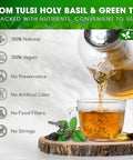 FreshDrinkUS, Premium 50 Mulberry Leaf Tea Bags, 100% Natural & Pure from Mulberry Leaves. Herbal Tea. Made with Natural Material Tea Bags. No Sugar, No Caffeine, No Gluten, Vegan.