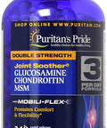 Puritan's Pride Glucosamine Chondroitin & MSM Capsules-3 Per Day Formula