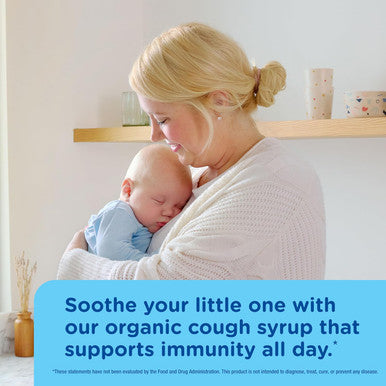 Mommy's Bliss Organic Baby Cough Syrup and Mucus + Immunity Support Contains Agave & Ivy Leaf 4 month+ 1.67 Fl Oz