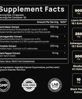 20,000mg 16x Strength Lions Mane Supplement Capsules Super Nootropic w. Ashwagandha & Rhodiola - Highest Potency Lion's Mane Mushroom Extract 50% Polysaccharides - Brain Supplement for Memory & Focus