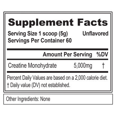 Evlution Pure Creatine Monohydrate Powder 5000mg Nutrition Pre and Post Workout Recovery Drink Mix Creatine Powder for Enhanced Muscle Mass Athletic Performance and Muscle Recovery - Unflavored