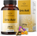 Herbamama Uric Acid Cleanse Capsules - 1200Mg Uric Acid Support Formula With Tart Cherry Milk Thistle & Celery Root - Vegan Non-Gmo Supplement
