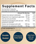 Advanced Electrolyte Pills, 240 Capsules Salt Pills With Electrolytes For Fasting Hydrating Made With Himalayan Pink Salt, Sodium, Potassium, Magnesium & More - Keto, Unflavored, No Sugar, Non-Gmo