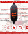 Jobyna Red L.Ight T.Herapy For Neck & Body, 1 Pack 850Nm In.Frared L.Ight & 660Nm R.Ed L.Ight T.Herapy At Home Office For Neck Elbow Leg, Auto Shut Off & 3 Heating Level
