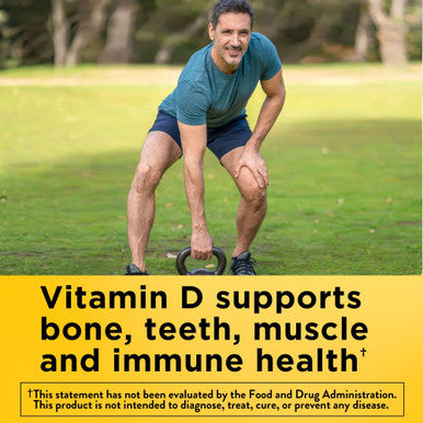 Nature Made Vitamin D3 K2 5000 Iu (125 Mcg) Vitamin D Dietary Supplement For Bone Teeth Muscle And Immune Health Support 30 Softgels 30 Day Supply