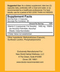 Liposomal Vitamin C 1600mg Per Serving 180 Veggie Capsules High Absorption Ascorbic Acid LypoSpheric Vitamin C Complex Immune Support Supplement with Powerful Antioxidants and Collagen Booster