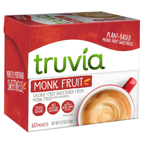 Truvia Sweet Complete Monk Fruit Sweetener, Granulated, 12 oz Bag | Erythritol, chicory root & monk fruit; measures like sugar, bakes & browns; non-GMO, kosher, vegan; keto