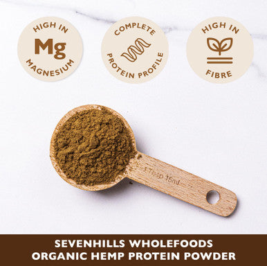 Sevenhills Wholefoods Organic Raw Hemp Protein Powder 1kg