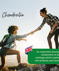 Healthspan Chondroitin (90 Tablets) | High Strength 90% Grade Chondroitin Sulphate | with Added Vitamin C to Support Healthy Bones and Joints | Gelatin Free