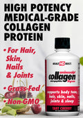 AminoSculpt Original Liquid Collagen Peptides 18,000,000 MCG for Hair, Skin, Nails, Paleo and Keto 30 Fl Oz Sugar-Free Tart Cherry by Health Direct