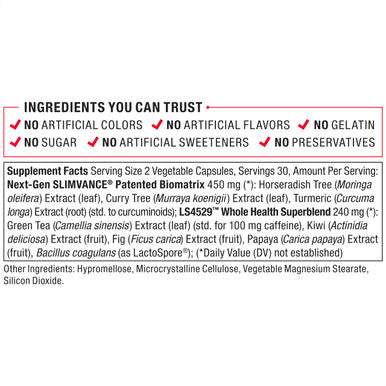 ProbioSlim with Next-Gen SLIMVANCE, Probiotic Energy Pills for Women and Men with Green Tea Extract to Improve Digestion, Boost Energy, and Reduce Bloating, Force Factor, 60 Count (Pack of 3)