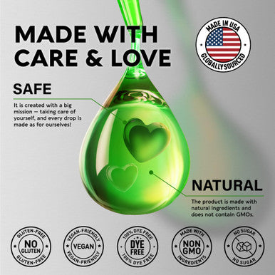 NUTRAHARMONY Vegan Chlorophyll Liquid Drops - Oxygen & Energy Boost, Skin Cleanse - Made In Usa Trusted Quality - Natural Deodorant & Detox - 12000 Mg Extra Strength Supplement - 2 Month Supply, Fresh Mint Flavor