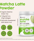 NativePath Collagen Peptides - Hydrolyzed Type 1 & 3 Collagen. Keto & Paleo Grass-Fed Protein Powder for Hair Skin Nails Bones Joints Digestion and More - No Gluten or Dairy (Matcha Latte 230g)