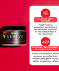 Karamd Revive Reds - Superfood Powder Supplement For Inflammation & Natural Energy - With Shilajit, Antioxidants & Polyphenols - Mixed Berry Flavor - 30 Concentrated Drink Mix Servings