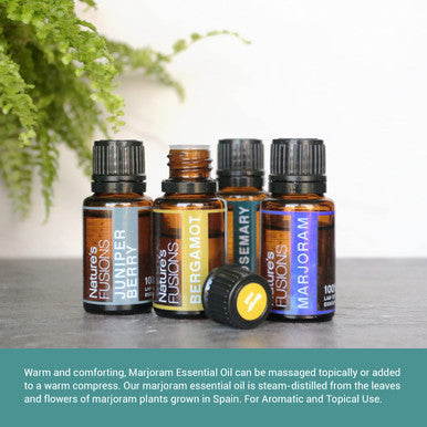 Nature s Fusions Sweet Marjoram 100% Pure and Essential Oils 15 mL