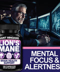 Saint Mingiano Lion'S Mane Mushroom Supplement | 120 Capsules: Alpha Brain Enhancement Of Cognitive Clarity, Focus With Our Specialty Blend 4 Mushroom Mycelium Formula