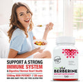 Plantvital Berberine Organic - Berberine 1200Mg Non-Gmo Berberine Supplement For Immunity Support, Normal Cardiovascular Health -240 Count, Vegan, And Made In The Usa