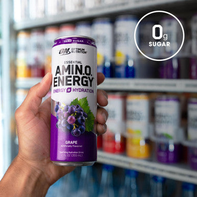 Optimum Nutrition Amino Energy Drink Plus Electrolytes For Hydration Caffeine For Pre-Workout Energy Amino Acids/Bcaas For Post-Workout Recovery