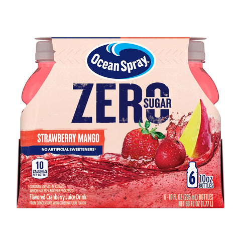 Ocean Spray ZERO Sugar Mixed Berry Juice Drink Cranberry Juice Drink Sweetened with Stevia 64 Fl Oz Bottle