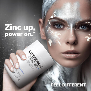 Codeage Liposomal Zinc Supplement 3 Month Supply One Per Day - 50 Mg Zinc Gluconate Vitamin Pills - Essential Mineral Supplements Zinc Plus Liposomal Delivery Matrix - Vegan Non-Gmo - 100 Capsules