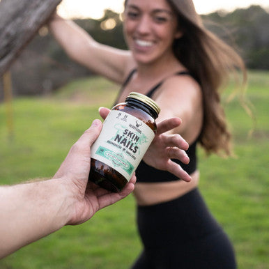 HEART & SOIL ÃƒÂ¢Ã¢â€šÂ¬Ã¢â‚¬Å“ 3000mg Skin Hair and Nails Support Supplement with Grass Fed Beef Liver Bone Marrow Cartilage Biotin Collagen Vitamins A Riboflavin Elastin ÃƒÂ¢Ã¢â€šÂ¬Ã¢â‚¬Å“ 180 Capsules
