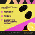 Onnit Alpha Brain Instant - BlackBerry Lemonade (30ct Box)