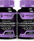 Glucosamine Chondroitin Msm - 4000Mg - Joint Support Supplement, Glucosamine Chondroitin Capsules, Helps With Back Pain, Knee Pain Relief, Joint Pain Relief Supplements Triple Strength - 240 Count